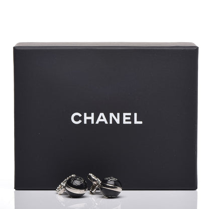 Chanel Crystal CC Camellia Drop Clip On Earrings 7 of 7