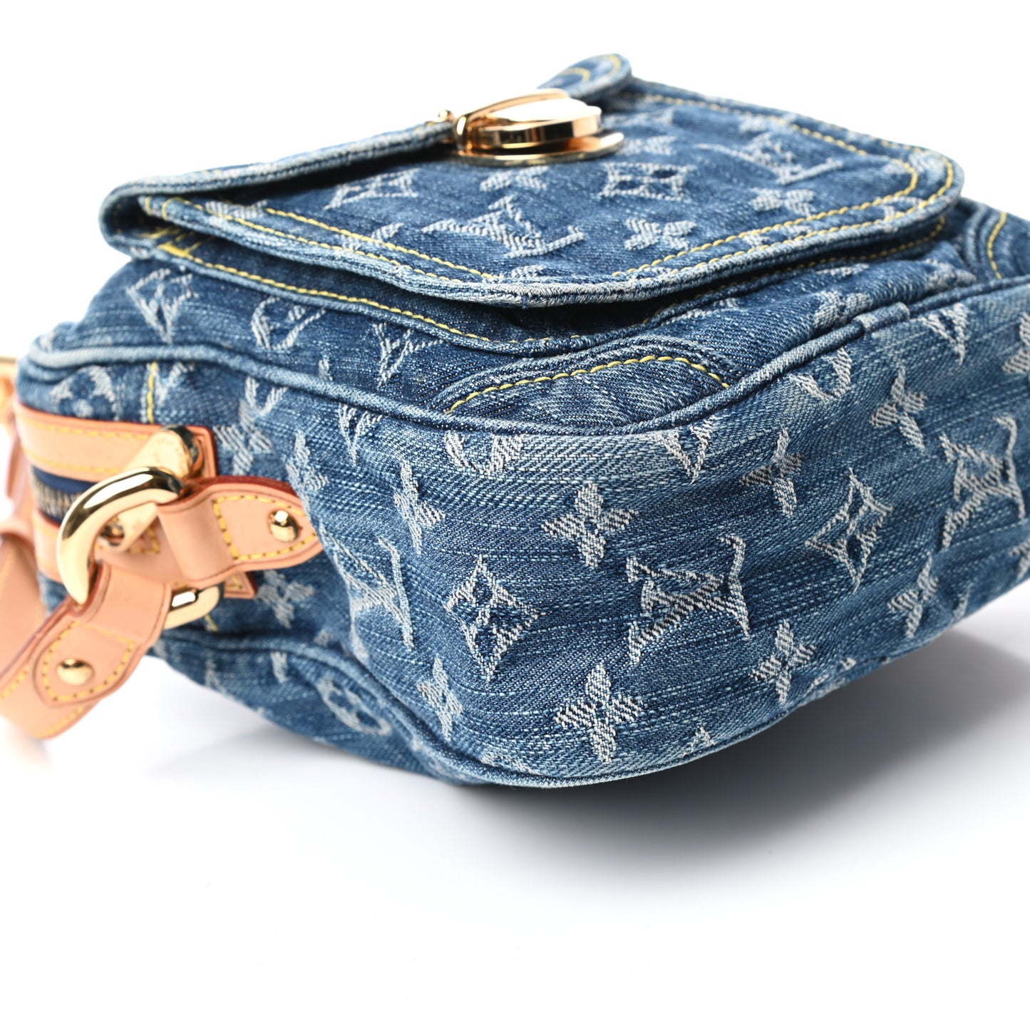 Denim Camera Bag Blue