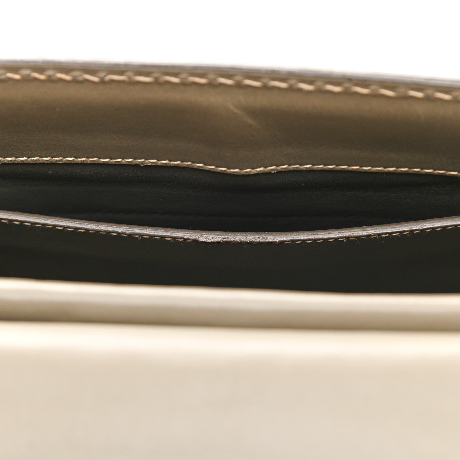 Prada Vitello Tri-Color Medium Sound Top Handle Satchel Grigio Black 10 of 18
