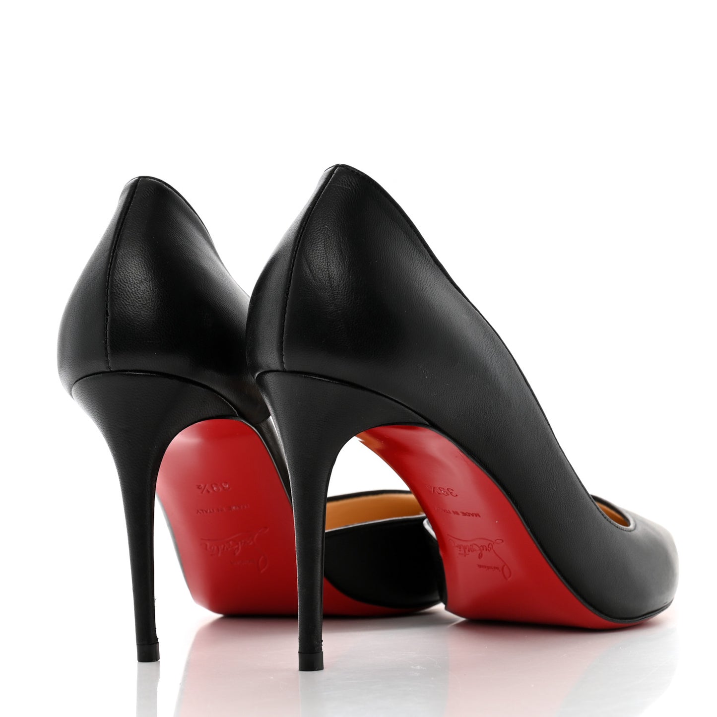 Shiny Nappa Iriza 85 Pumps 39.5 Black
