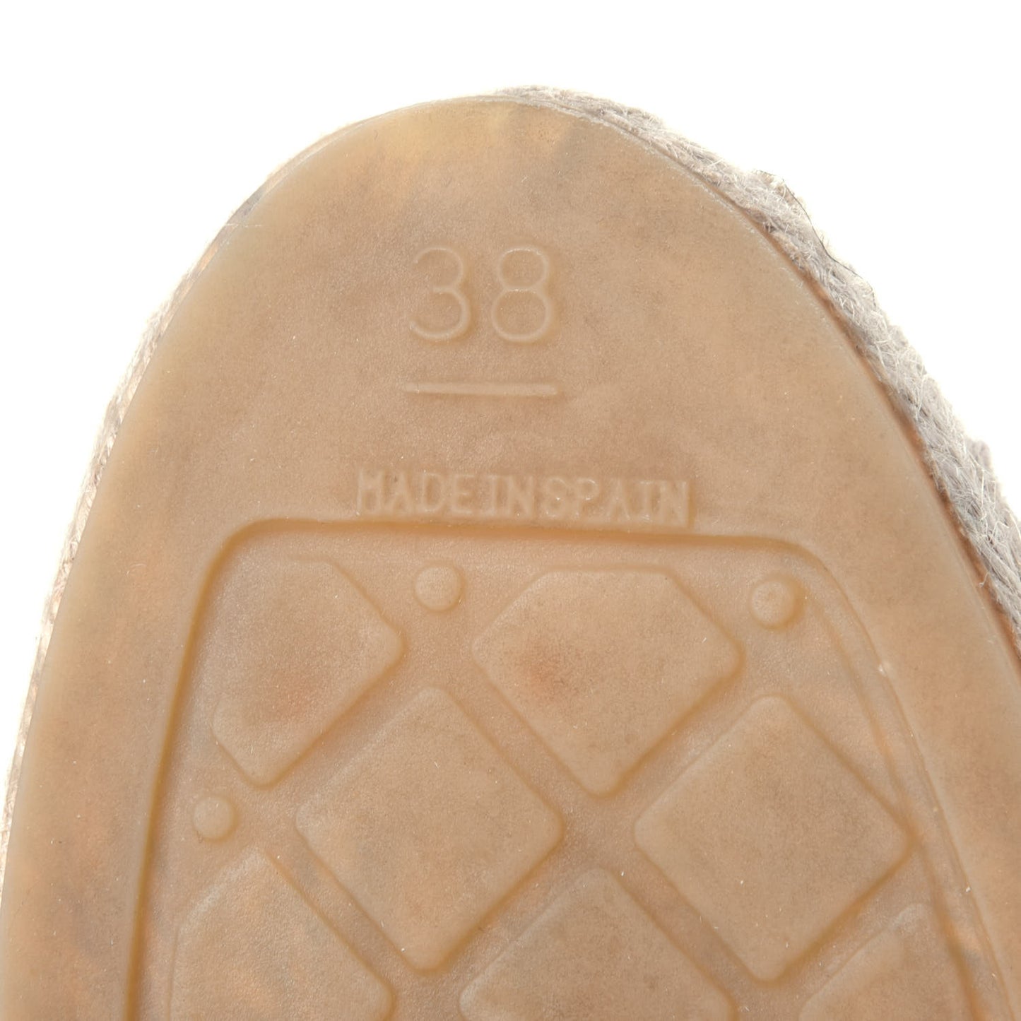 Lambskin CC Espadrilles 38 Black