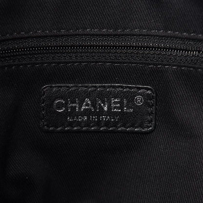 Chanel Iridescent Caviar Quilted Tall Chic Shopping Tote Argent 7 of 11