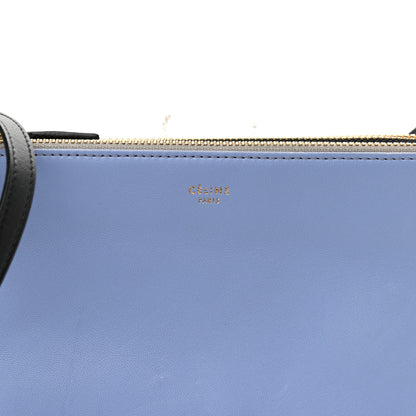 Celine Lambskin Small Multicolor Trio Crossbody Bag Porcelain 9 of 10
