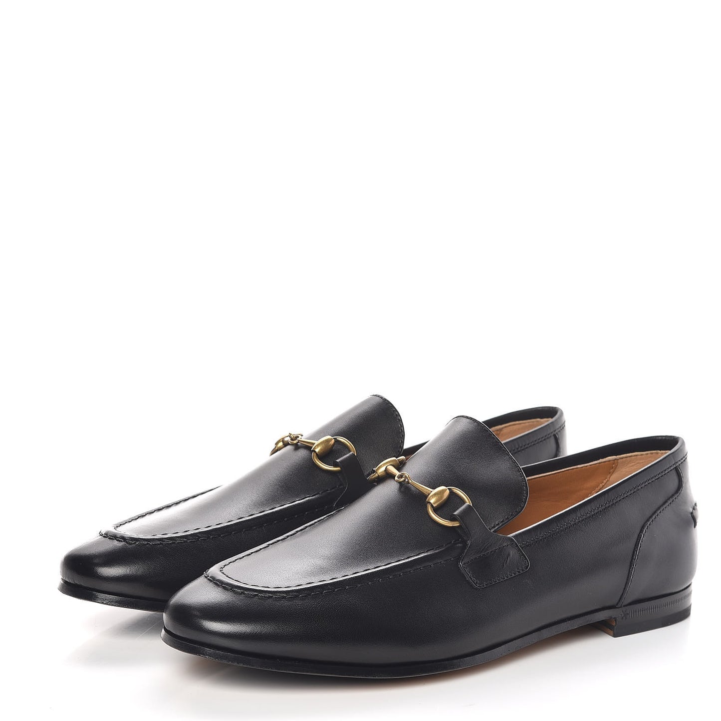 Calfskin Womens Jordaan Loafers 38.5 Black
