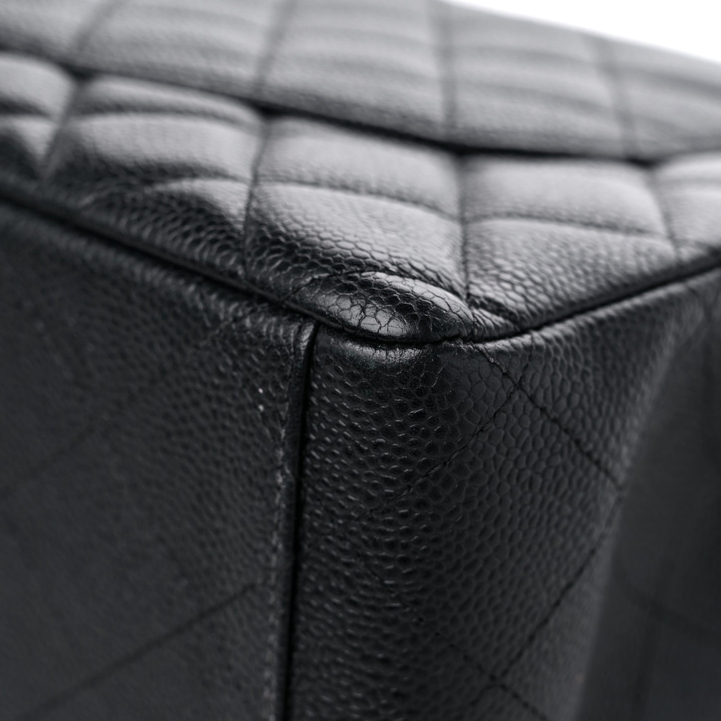 Caviar Quilted Maxi Double Flap Black
