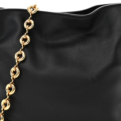 Loewe Nappa Calfskin Mini Flamenco Knot Clutch With Chain Black 9 of 11
