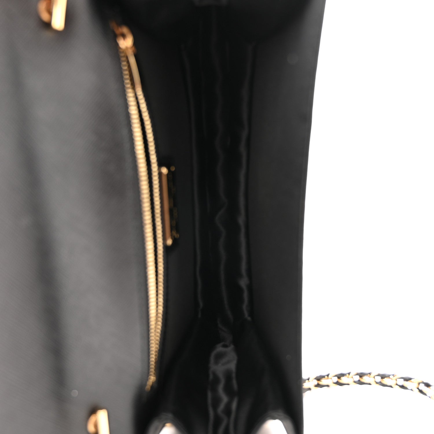 Salvatore Ferragamo Printed Calfskin Vara Bow Chain Flap Crossbody Black 5 of 14