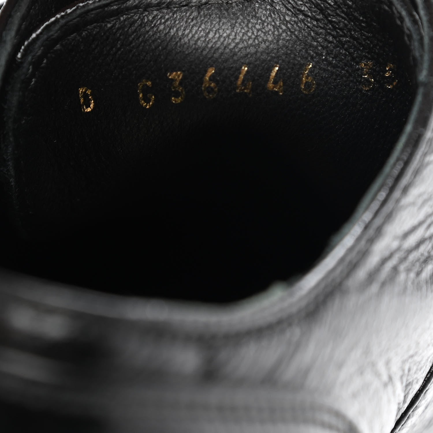 Chanel Shiny Crumpled Lambskin CC Lace Up Oxfords 35.5 Black 8 of 8