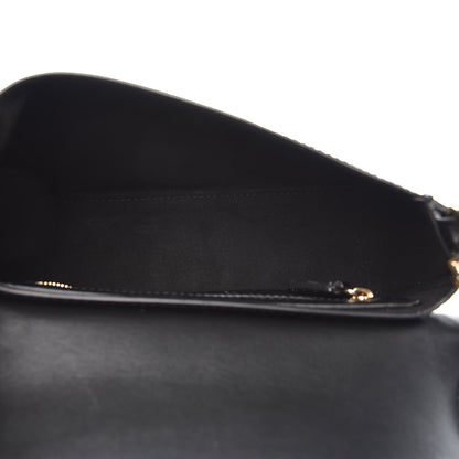 Givenchy Calfskin Crocodile Embossed Small Nobile Shoulder Bag Black 5 of 10