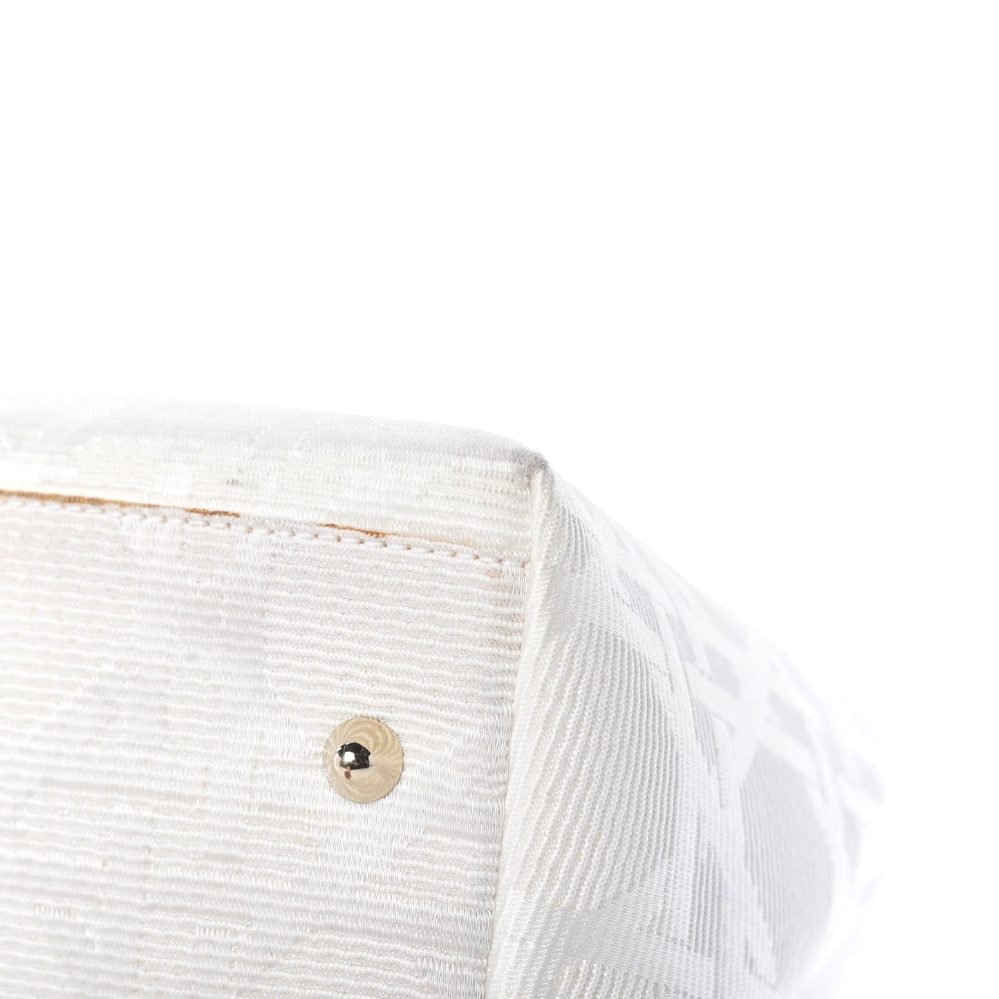 Canvas Cannage Small Soft Lady Dior Shopping Tote White