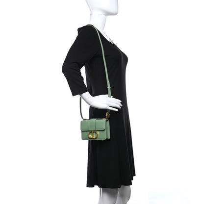 Christian Dior Smooth Calfskin Micro 30 Montaigne Flap Bag Mint Green 2 of 8