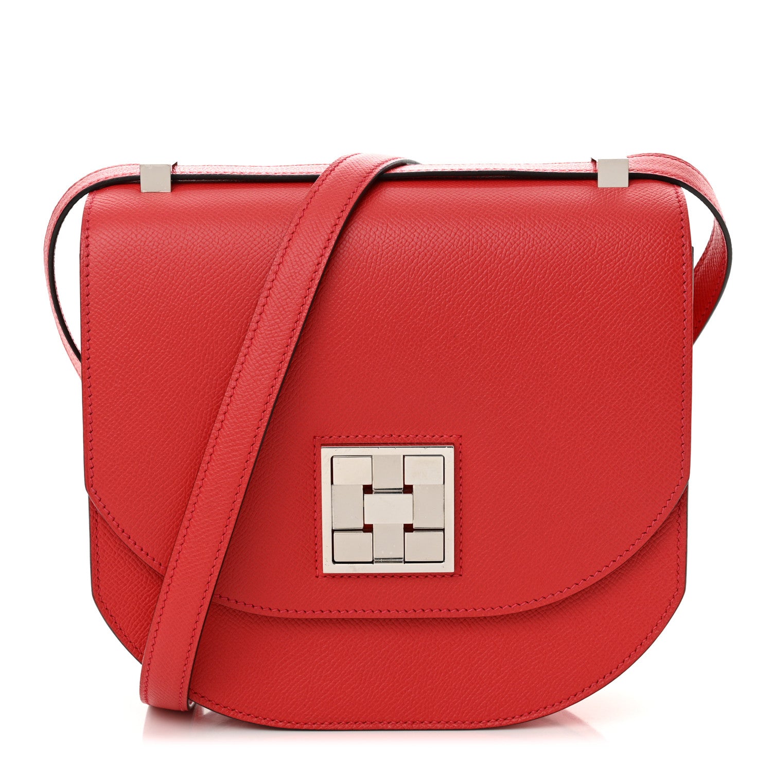 Hermes Epsom Mosaique Au 24-21 Rouge de Coeur 1 of 13