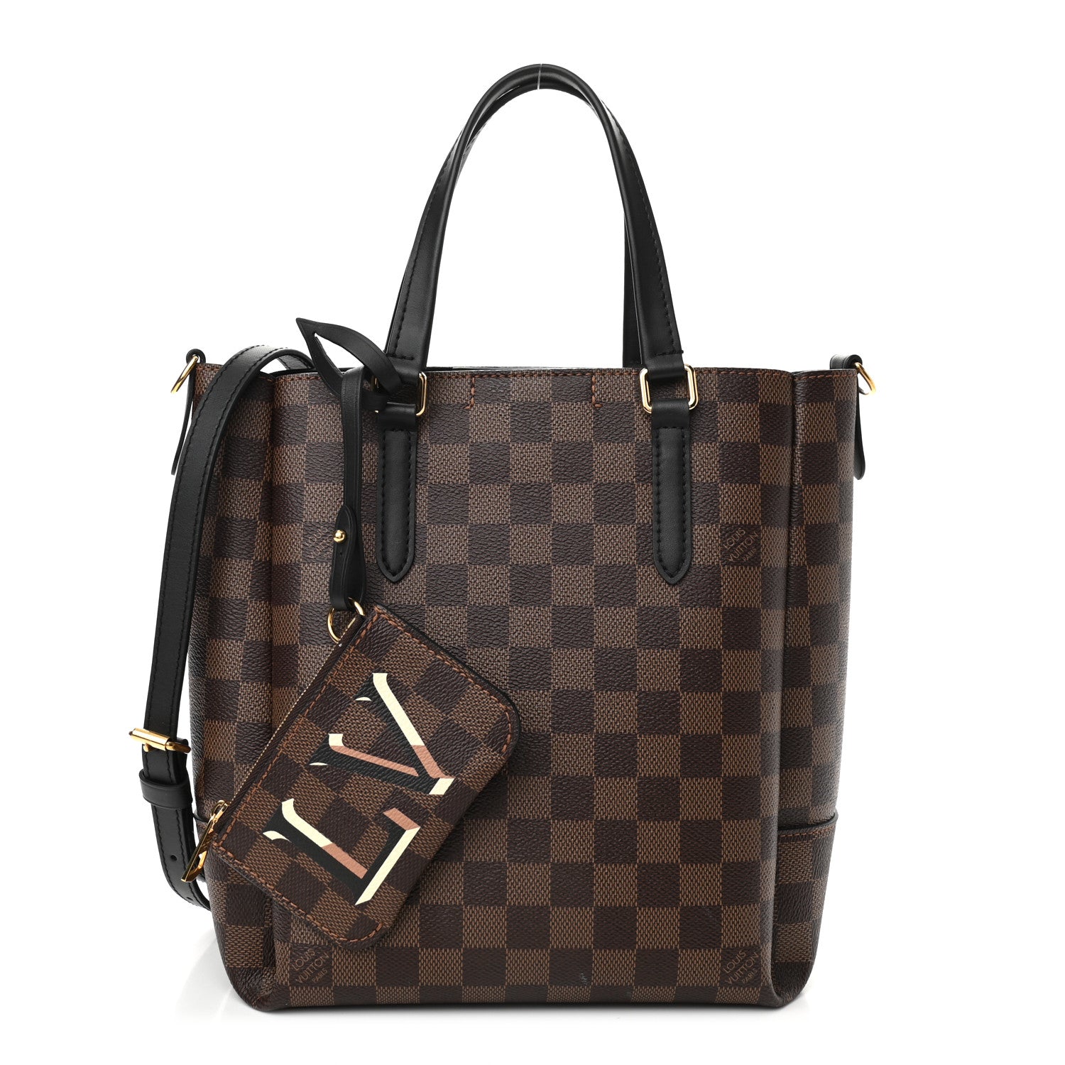 Louis Vuitton Damier Ebene Belmont PM Black 1 of 12