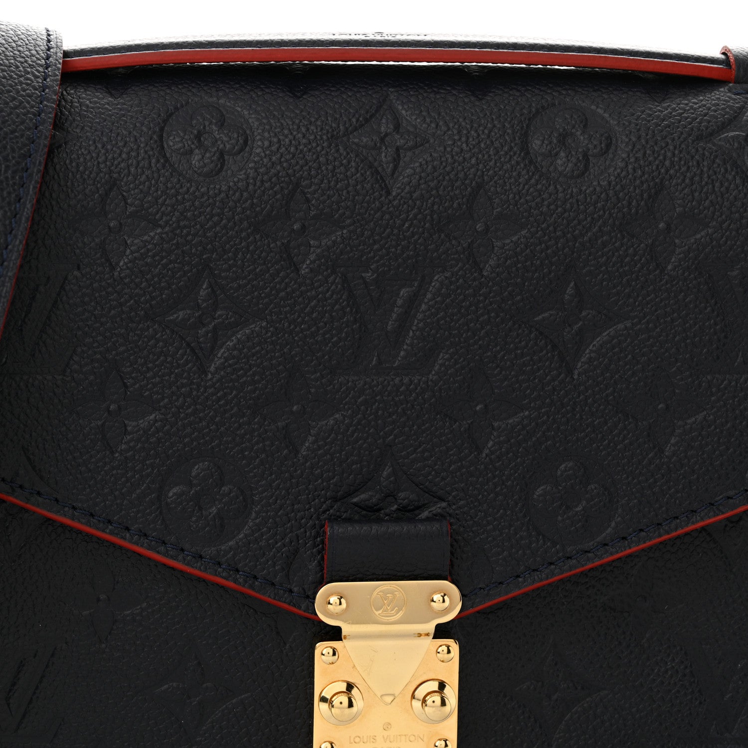 Louis Vuitton Empreinte Pochette Metis Marine Rouge 8 of 11