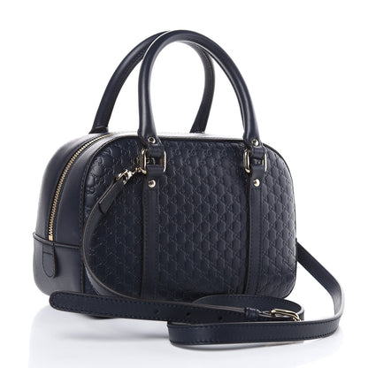 Gucci Soft Microguccissima Small Crossbody Bag Blue 3 of 9