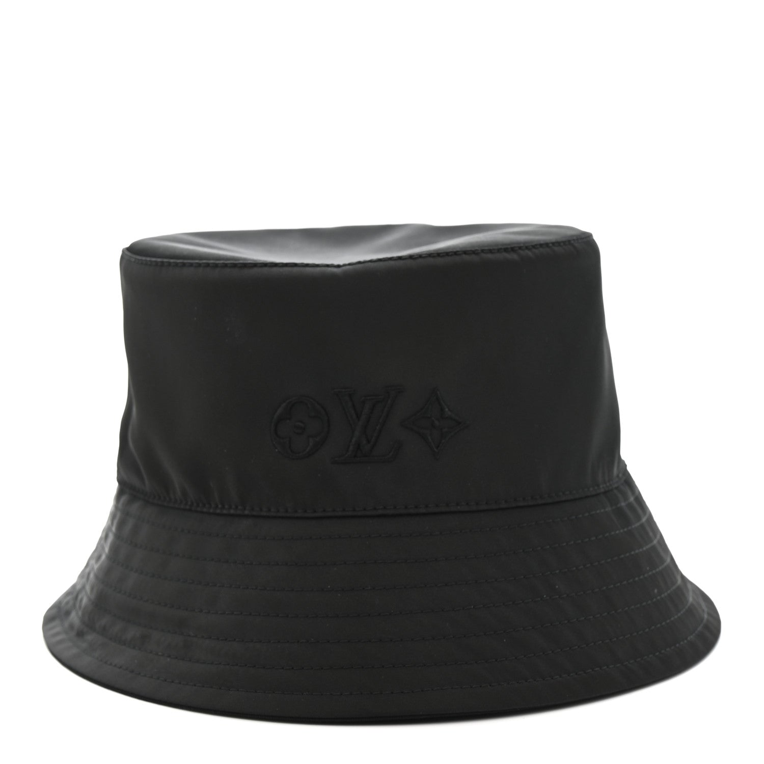 Louis Vuitton Nylon Reverse LV Move Bucket Hat S Black 3 of 9