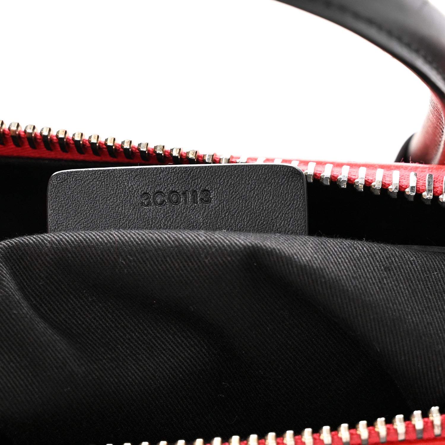 Givenchy Smooth Calfskin Small Bi-Color Antigona Red Black 7 of 12