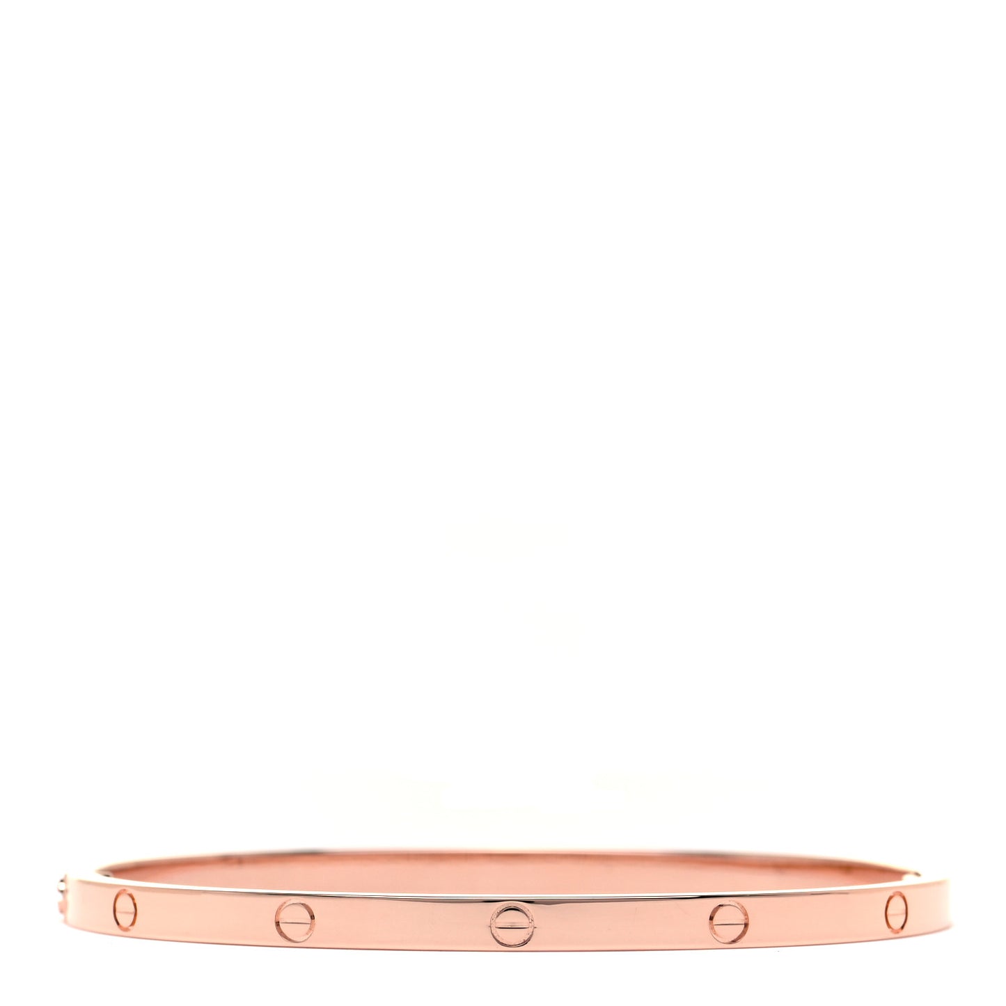 18K Pink Gold Small LOVE Bracelet 17