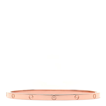Cartier 18K Pink Gold Small LOVE Bracelet 17 3 of 6