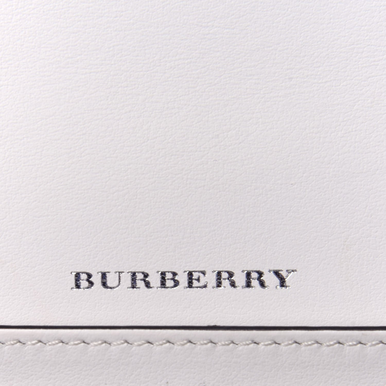 Burberry Calfskin Perforated Hampshire Crossbody Chalk White 5 of 10