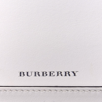 Burberry Calfskin Perforated Hampshire Crossbody Chalk White 5 of 10