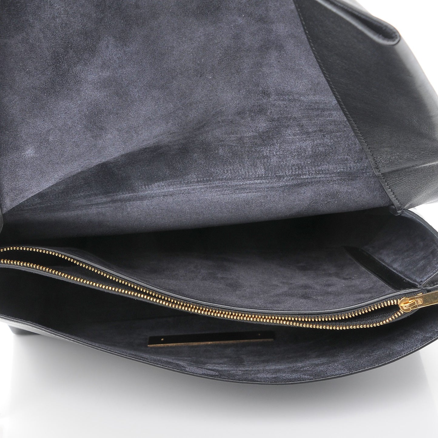 Calfskin Blade Flap Black