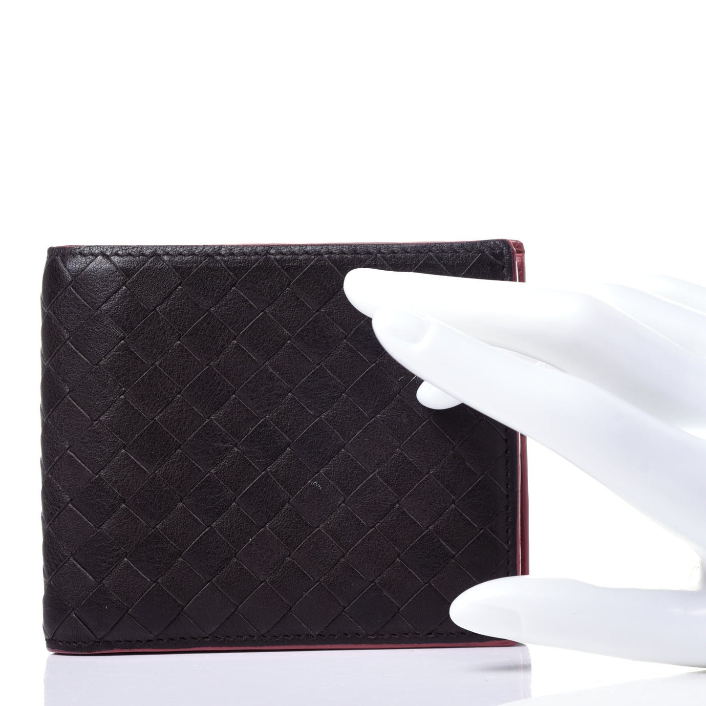 Nappa Intrecciato Bi-Fold Wallet Ebano Multicolor