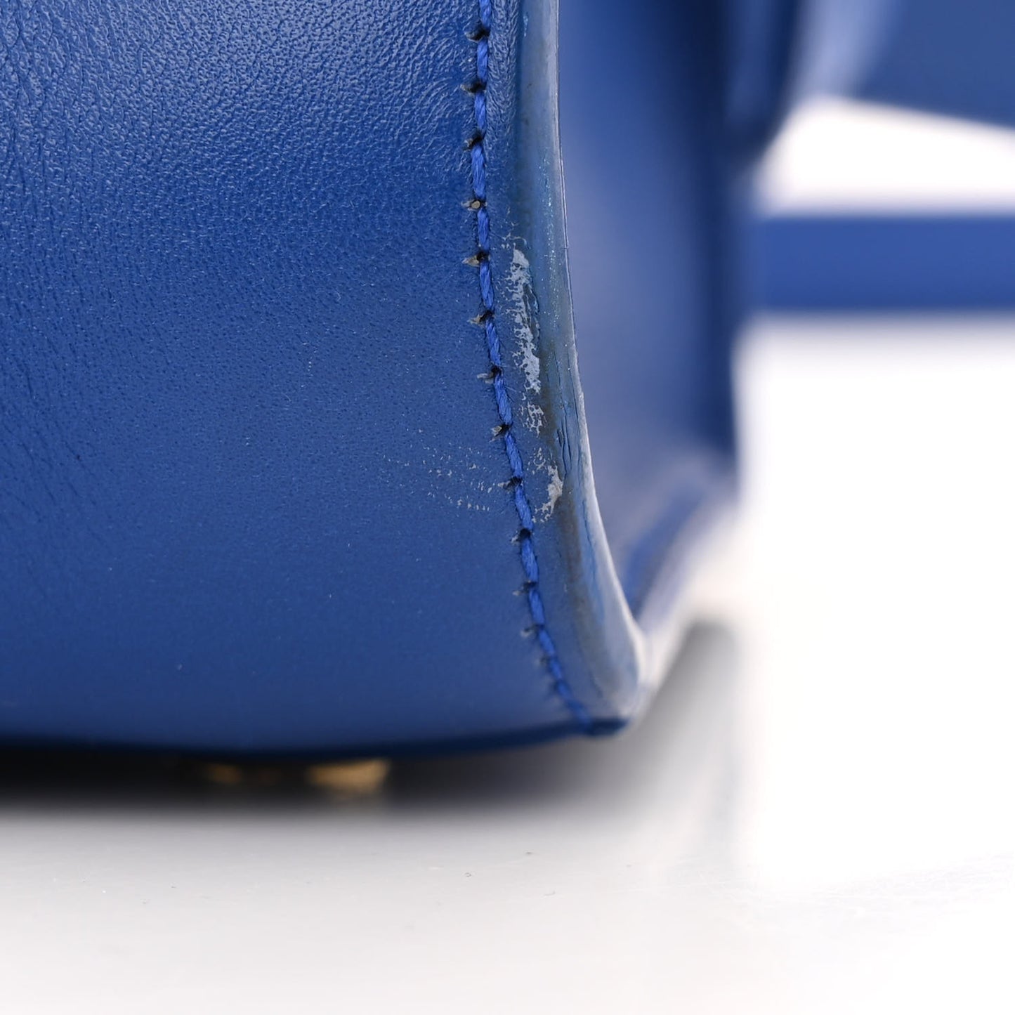 Calfskin Small Monogram Cabas Blue Majorelle