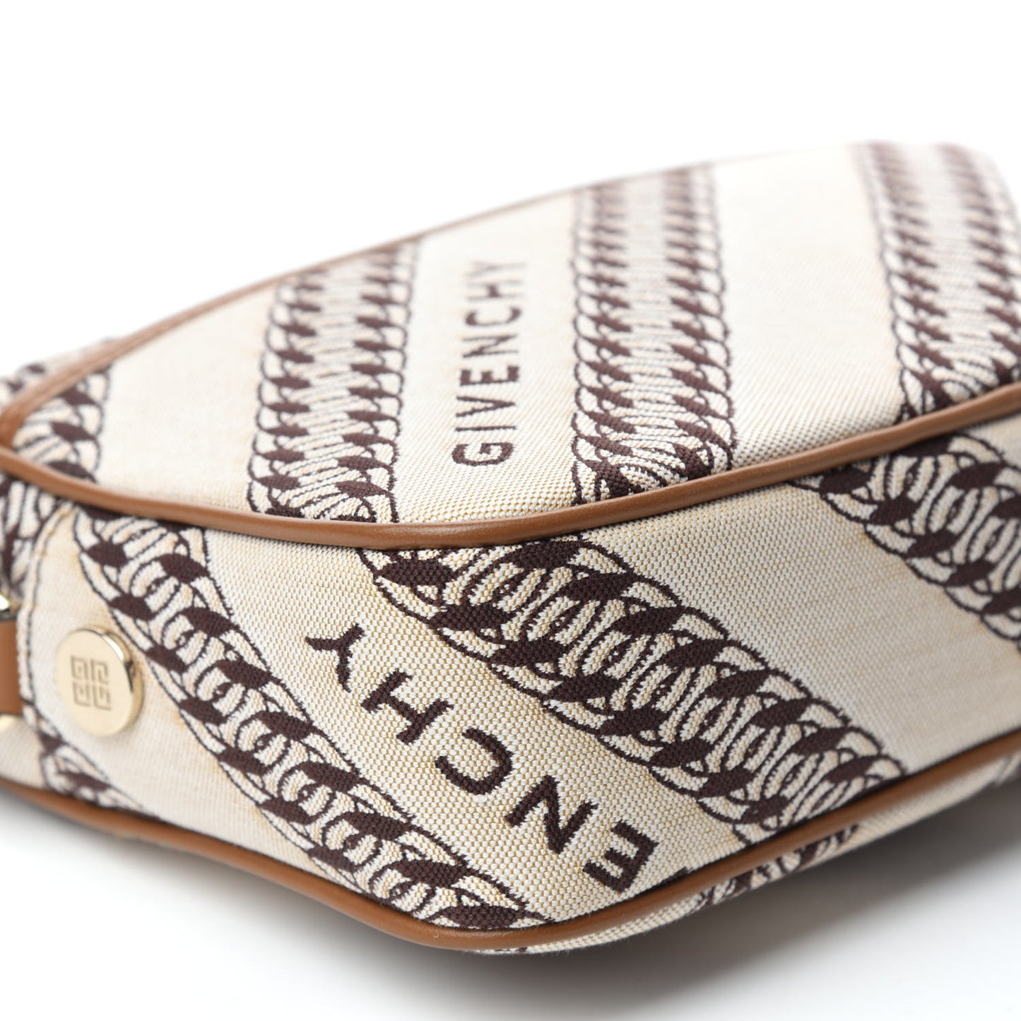 Canvas Jacquard Bond Camera Bag Beige