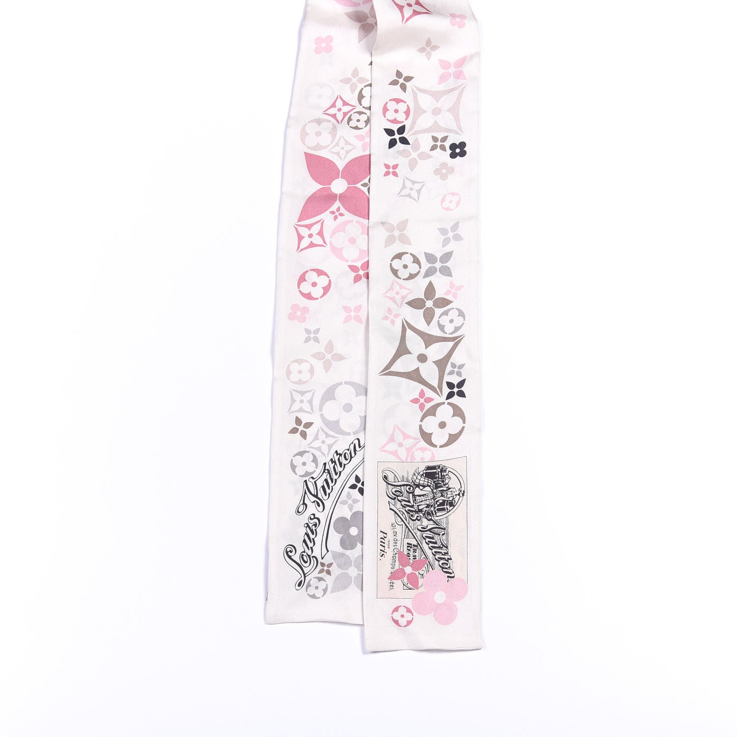 Louis Vuitton Silk Sweet Flower Bandeau Pink 2 of 3