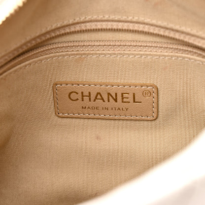 Chanel Calfskin Quilted Enchained Camera Case Bag White 6 of 18