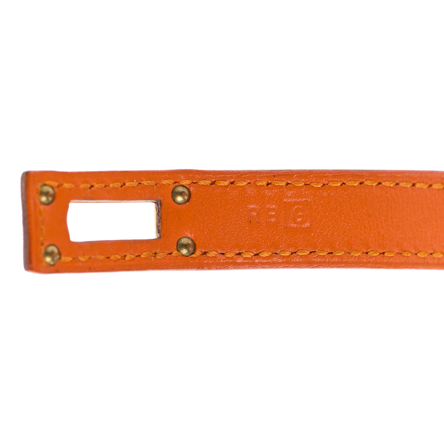 Hermes Box Kelly Double Tour Bracelet S Orange 5 of 5