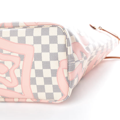 Louis Vuitton Damier Azur Tahitienne Neverfull MM 7 of 13