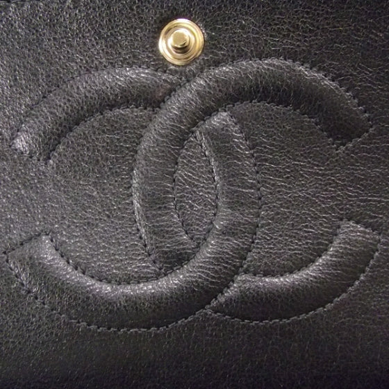 Chanel Caviar Quilted Medium Double Flap Black 7 of 11