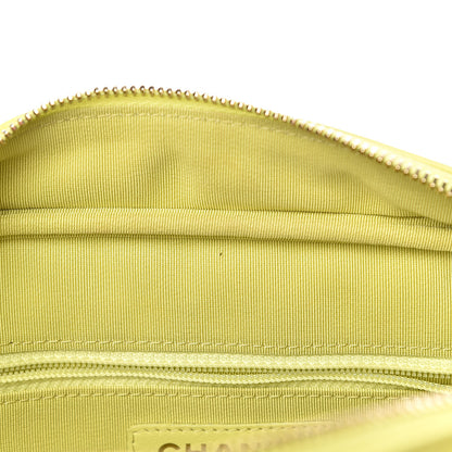 Chanel Calfskin Quilted Daily Chevron Camera Case Light Green 7 of 12
