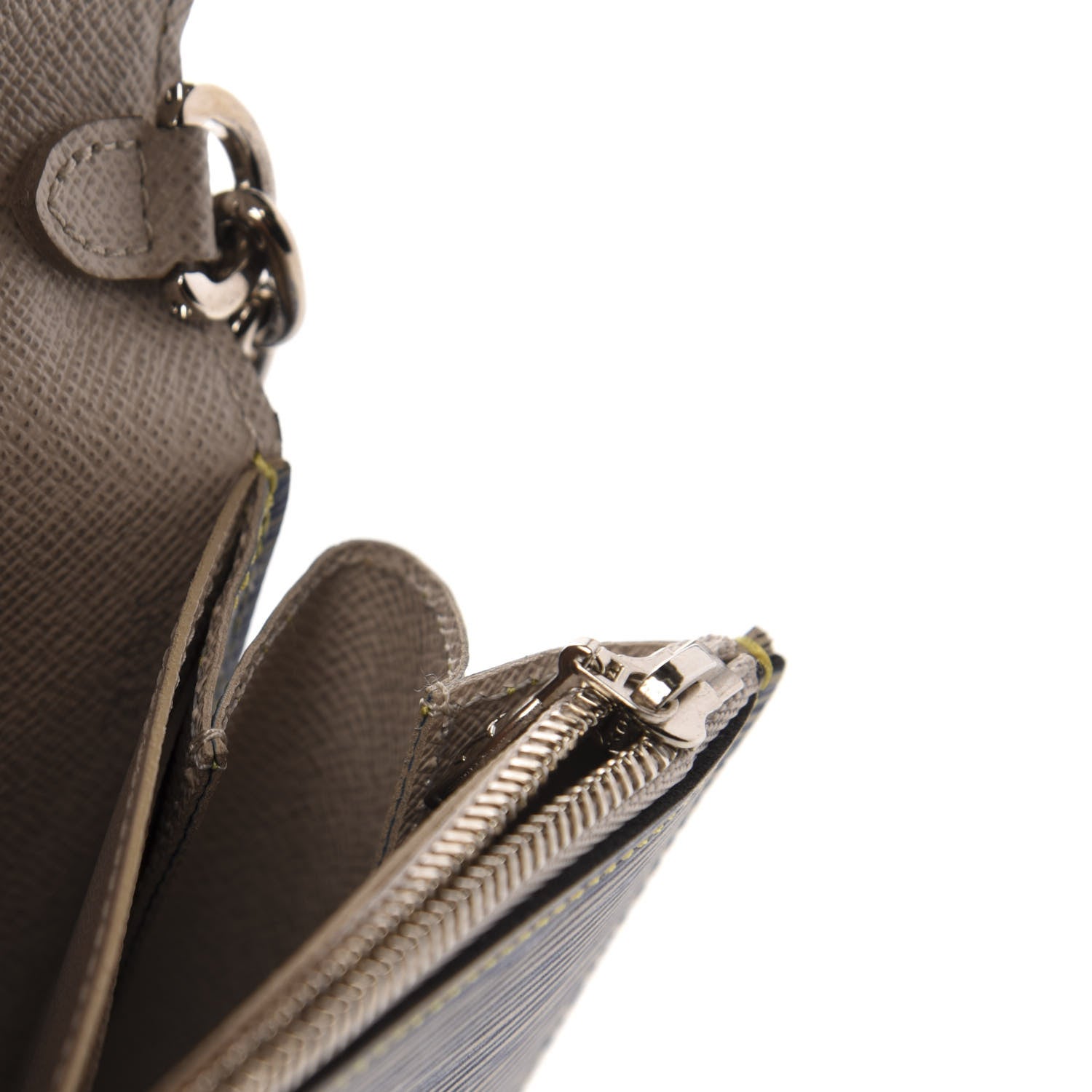 Louis Vuitton Epi Twist Chain Wallet Denim Light 7 of 11