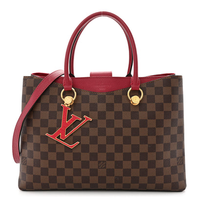 Louis Vuitton Damier Ebene LV Riverside Lie De Vin 1 of 13
