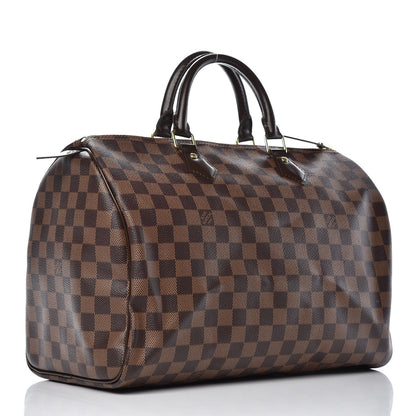 Louis Vuitton Damier Ebene Speedy 35 4 of 13