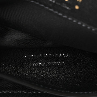 Saint Laurent Lambskin Chevron Quilted Small LouLou Black 8 of 11