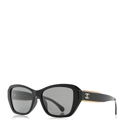 Chanel Acetate CC Sunglasses 5516-A Black 1 of 10