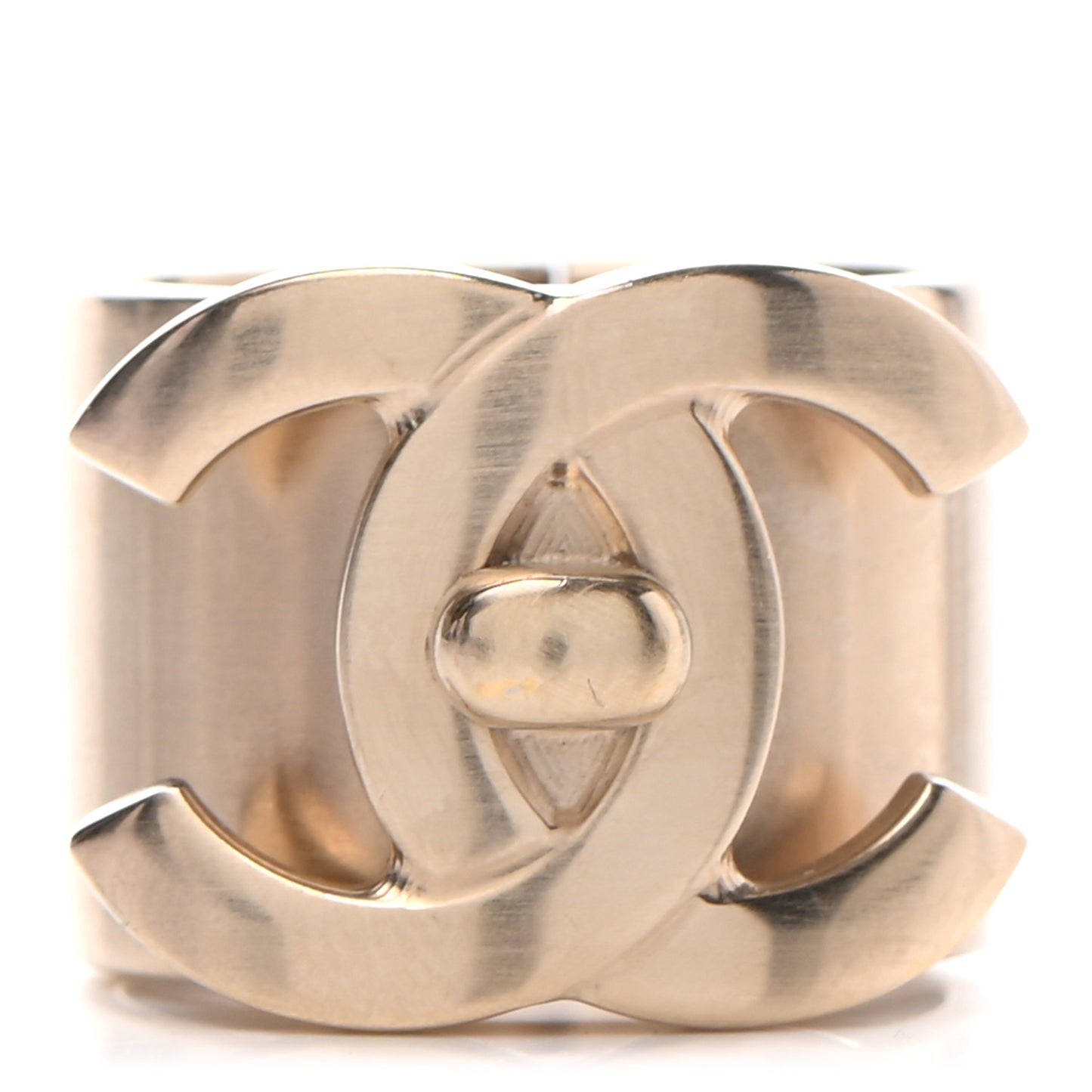 Metal CC Ring 6.5 Gold