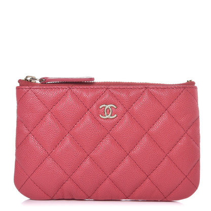 Chanel Caviar Quilted Small Cosmetic Case Pink 1 of 8