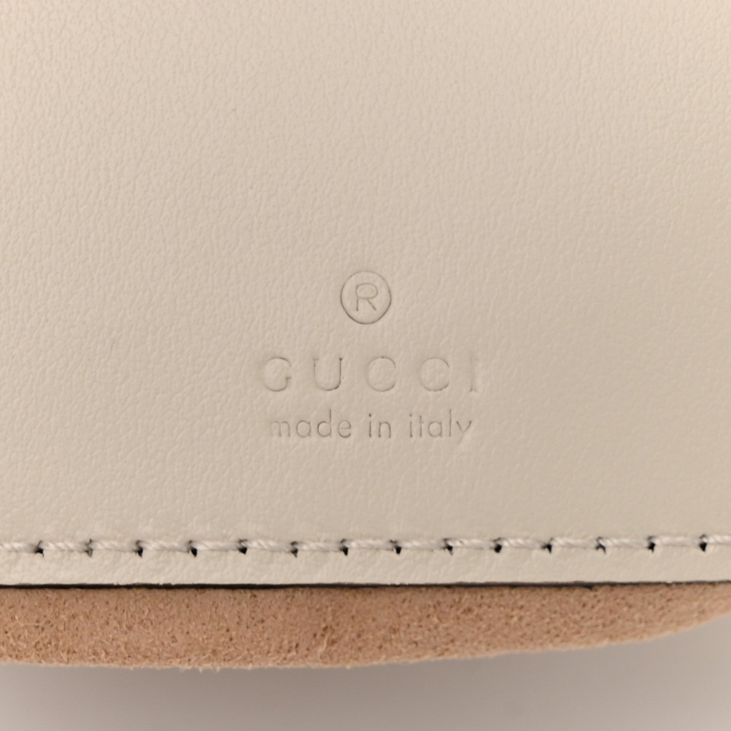 Gucci Calfskin Matelasse Mini GG Marmont 2.0 Bucket Bag White 6 of 13