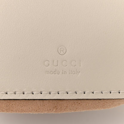 Gucci Calfskin Matelasse Mini GG Marmont 2.0 Bucket Bag White 6 of 13