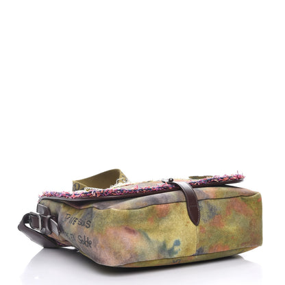 Chanel Washed Toile Graffiti On The Pavements Messenger Khaki Multicolor 4 of 8