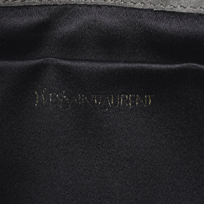 Saint Laurent Textured Patent Classic Y Ligne Clutch Olive 5 of 9