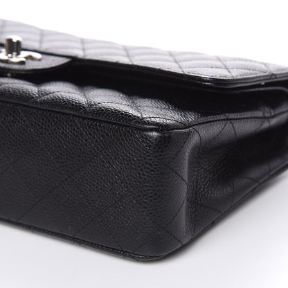 Chanel Caviar Quilted Medium Double Flap Black 9 of 12