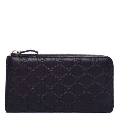 Gucci Guccissima Vitello Tender Donna Long Wallet Testa di Moro 1 of 7