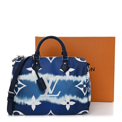 Louis Vuitton Monogram Escale Speedy Bandouliere 30 Blue 12 of 12