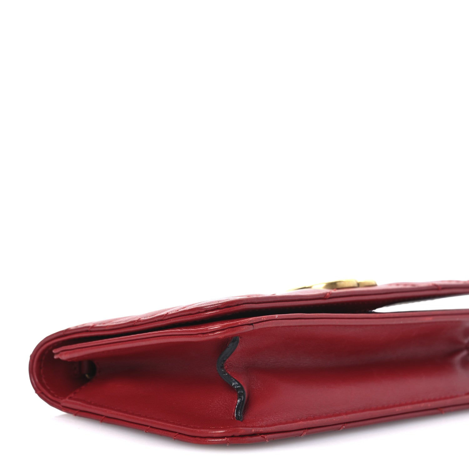 Gucci Calfskin Matelasse GG Marmont Mini Bag Hibiscus Red 8 of 11